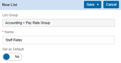 new pay rate group